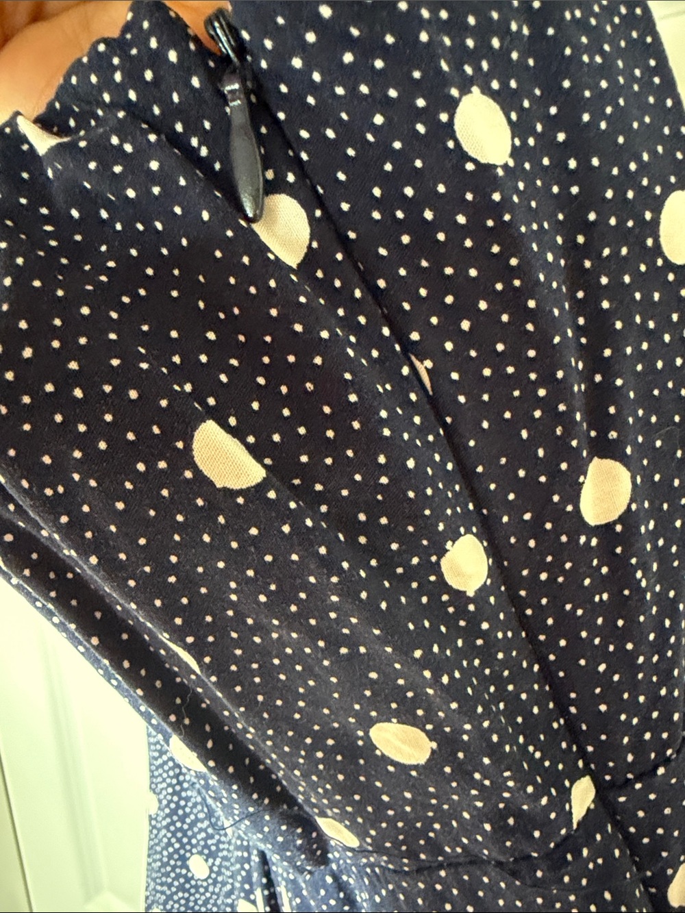 Old Navy Navy Polka Dot Spaghetti Strap Mini Dress - Picture 4 of 7